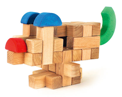 Plus Building Blocks In Wooden Box