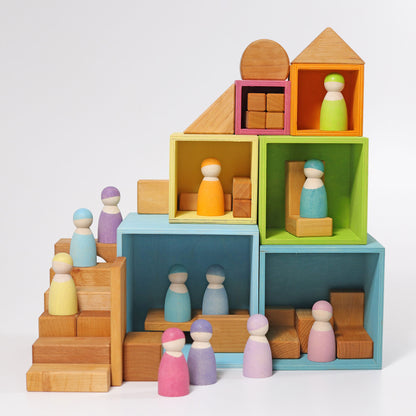 Grimm's Large Set of Pastel Boxes
