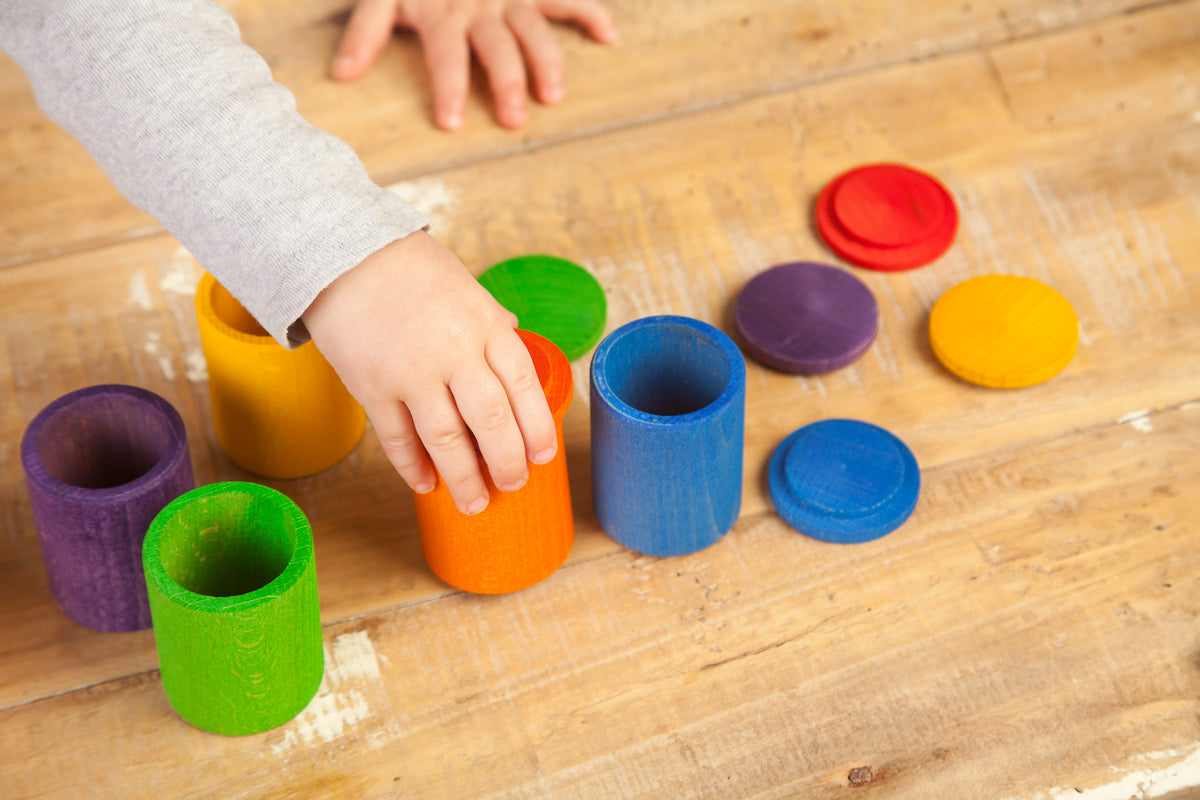 Coloured Cups with Lid