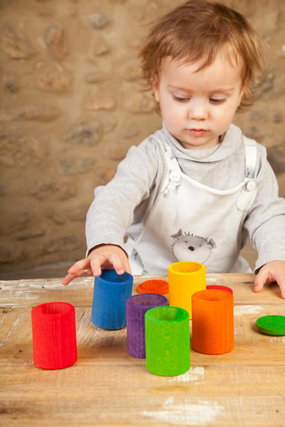 Coloured Cups with Lid