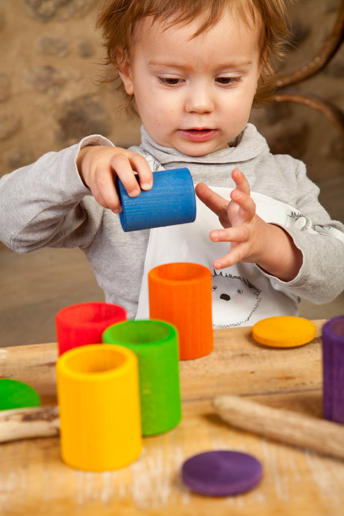 Coloured Cups with Lid