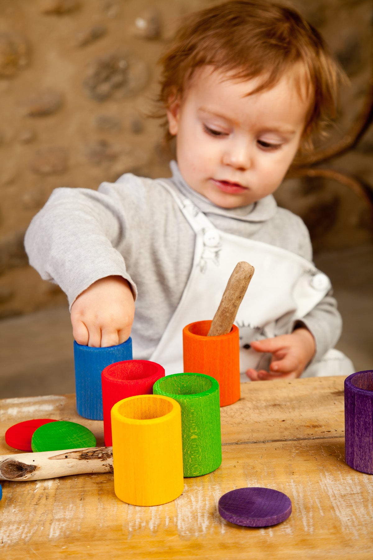 Coloured Cups with Lid