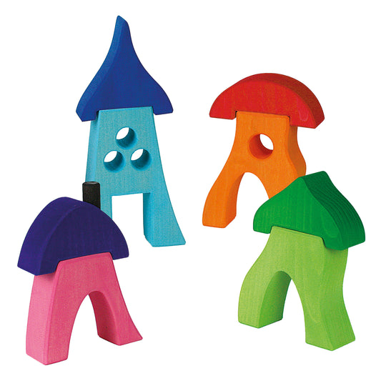 Colourful Dwarf Houses